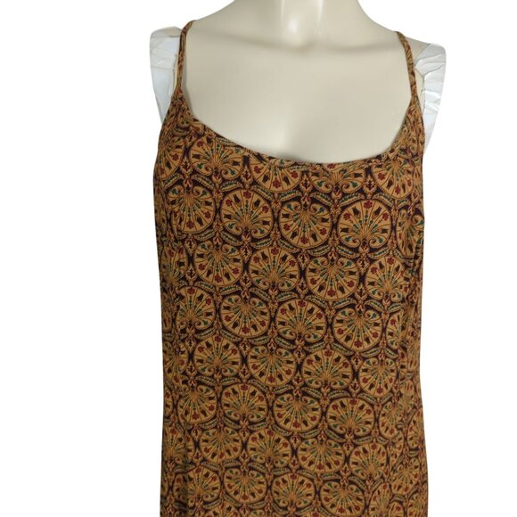 Laundry by Shelli Segal Vintage Maxi Dress Mandala print Lace up back Size 14 - Picture 6 of 16